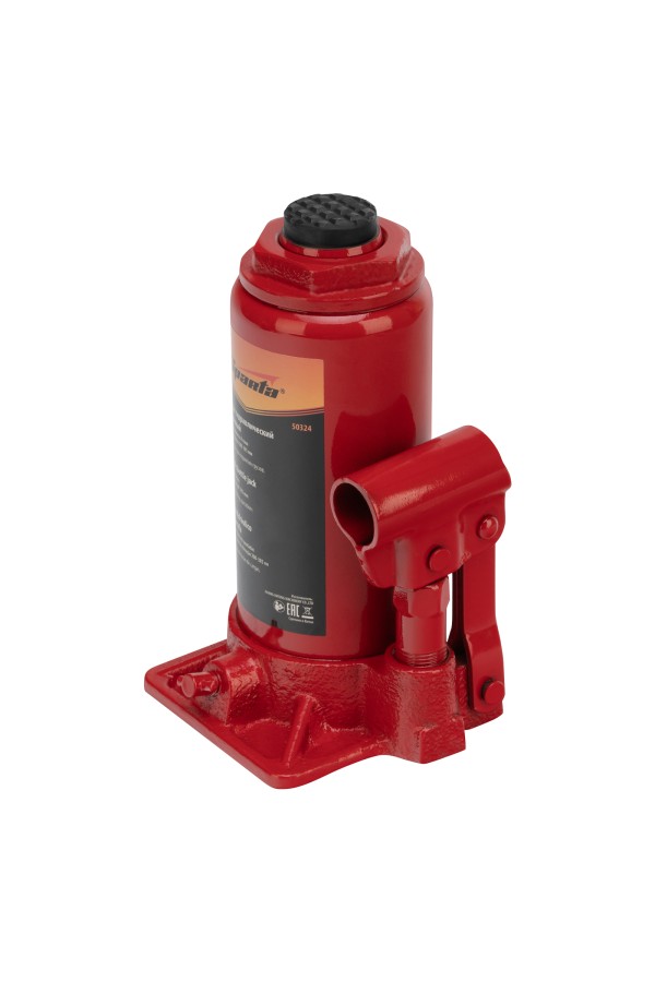 Домкрат гидравлический бутылочный, 8 т, h подъема 200-385 мм Sparta