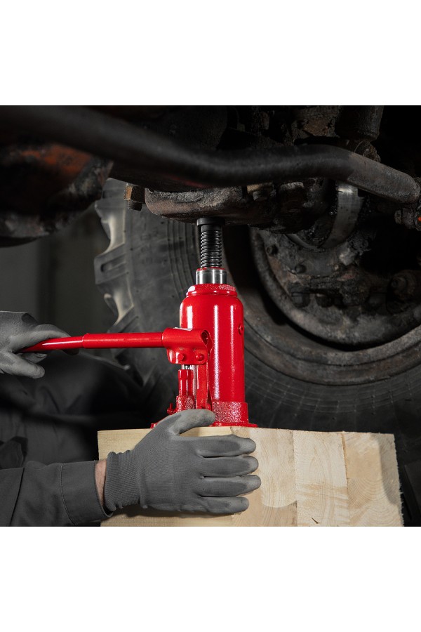 Домкрат гидравлический бутылочный, 12 т, h подъема 210-400 мм Sparta