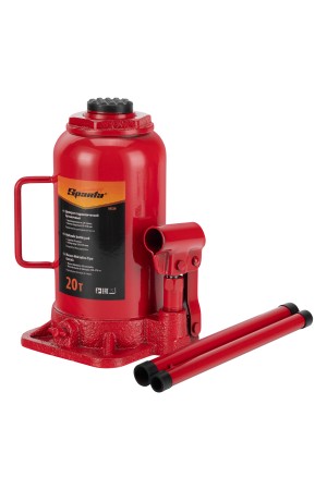 Домкрат гидравлический бутылочный, 20 т, h подъема 250-470 мм Sparta