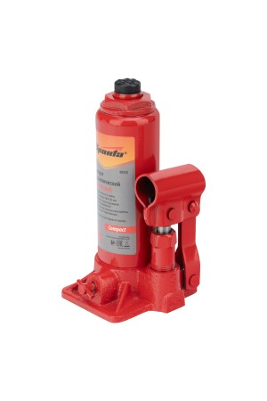 Домкрат гидравлический бутылочный 3т, h подъема 180-320 мм Sparta Compact