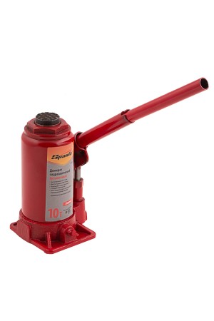 Домкрат гидравлический бутылочный 10 т, h подъема 190-370 мм Sparta Compact