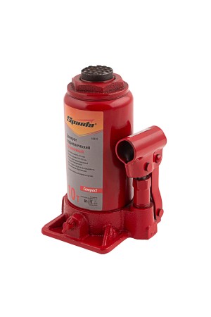 Домкрат гидравлический бутылочный 10 т, h подъема 190-370 мм Sparta Compact