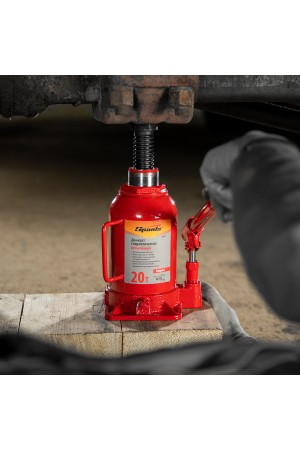 Домкрат гидравлический бутылочный 20 т, h подъема 215-405 мм Sparta Compact