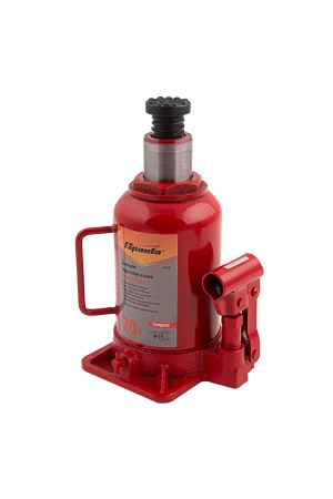 Домкрат гидравлический бутылочный 20 т, h подъема 215-405 мм Sparta Compact