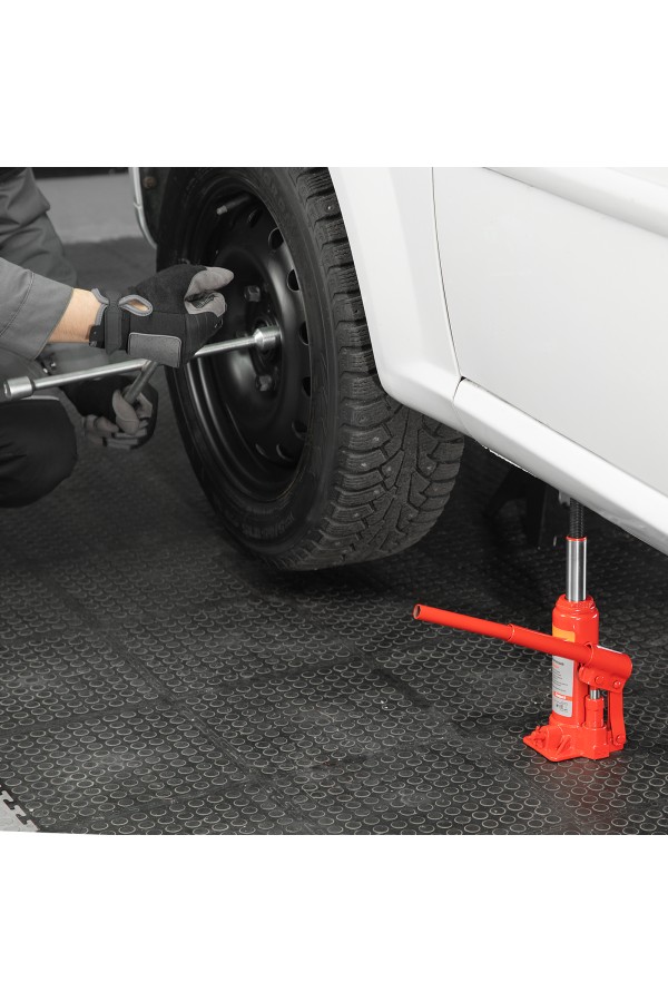 Домкрат гидравлический бутылочный, 4 т, h подъема 180–320 мм Sparta Compact