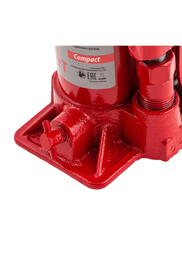 Домкрат гидравлический бутылочный, 4 т, h подъема 180–320 мм Sparta Compact