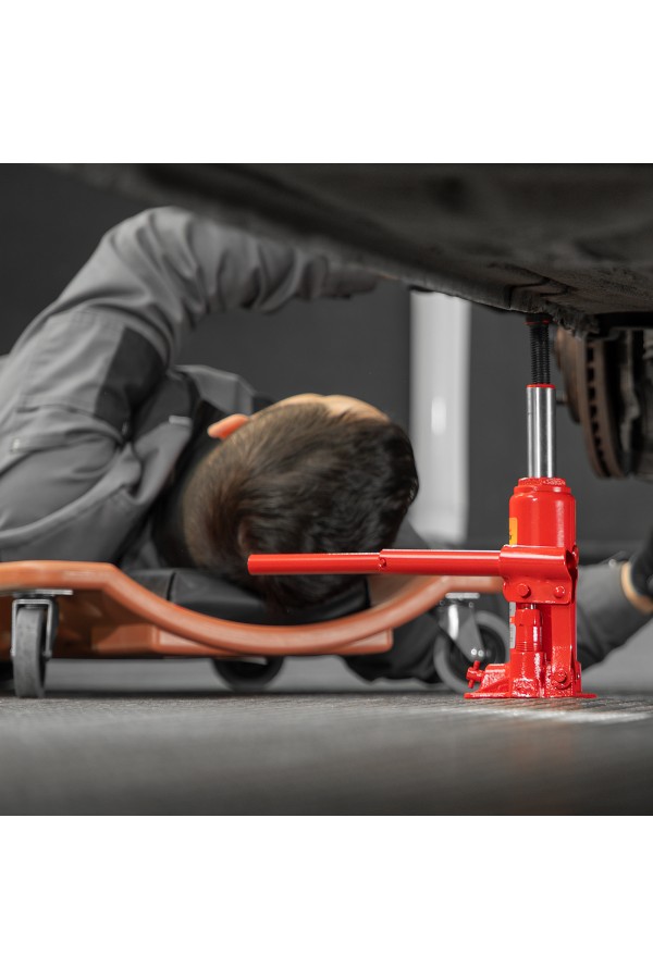 Домкрат гидравлический бутылочный, 4 т, h подъема 180–320 мм Sparta Compact