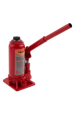 Домкрат гидравлический бутылочный, 6 т, h подъема 180–340 мм Sparta Compact