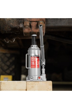 Домкрат гидравлический бутылочный, 10 т, высота подъема 230-460 мм Matrix