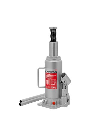 Домкрат гидравлический бутылочный, 10 т, высота подъема 230-460 мм Matrix