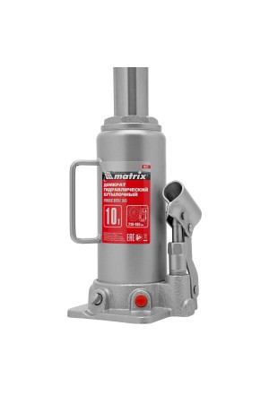 Домкрат гидравлический бутылочный, 10 т, высота подъема 230-460 мм Matrix