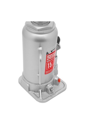 Домкрат гидравлический бутылочный, 15 т, высота подъема 230-460 мм Matrix