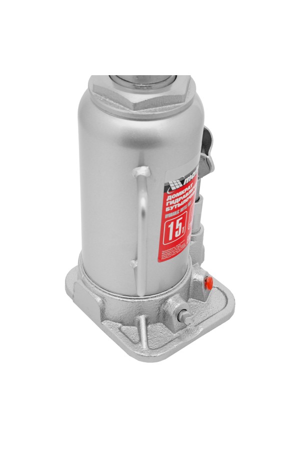 Домкрат гидравлический бутылочный, 15 т, высота подъема 230-460 мм Matrix