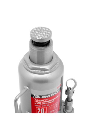 Домкрат гидравлический бутылочный, 20 т, высота подъема 242-452 мм Matrix