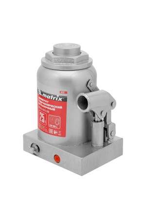 Домкрат гидравлический бутылочный, 25 т, высота подъема 230-360 мм Matrix