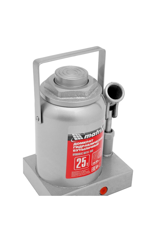Домкрат гидравлический бутылочный, 25 т, высота подъема 230-360 мм Matrix