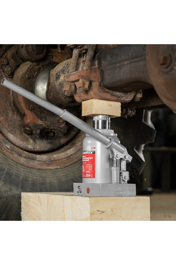 Домкрат гидравлический бутылочный, 25 т, высота подъема 230-360 мм Matrix