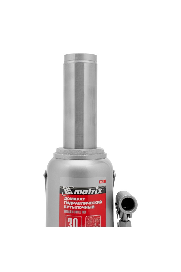 Домкрат гидравлический бутылочный, 30 т, высота подъема 260-415 мм Matrix