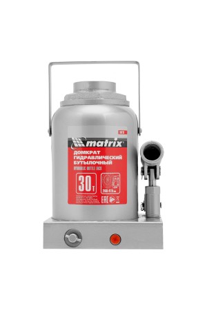 Домкрат гидравлический бутылочный, 30 т, высота подъема 260-415 мм Matrix