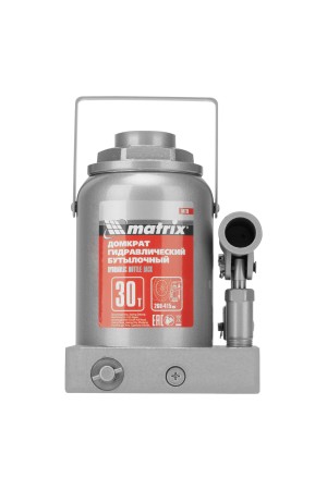 Домкрат гидравлический бутылочный, 30 т, высота подъема 260-415 мм Matrix