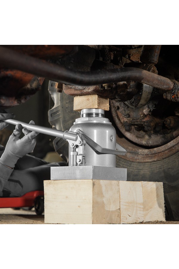 Домкрат гидравлический бутылочный, 50 т, высота подъема 240-370 мм Matrix