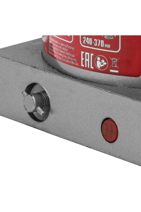 Домкрат гидравлический бутылочный, 50 т, высота подъема 240-370 мм Matrix