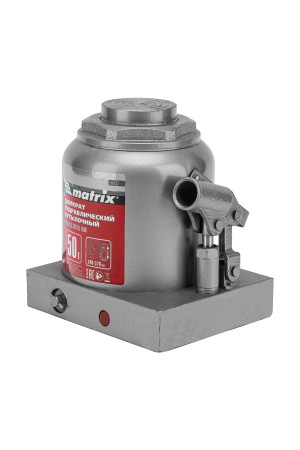 Домкрат гидравлический бутылочный, 50 т, высота подъема 240-370 мм Matrix