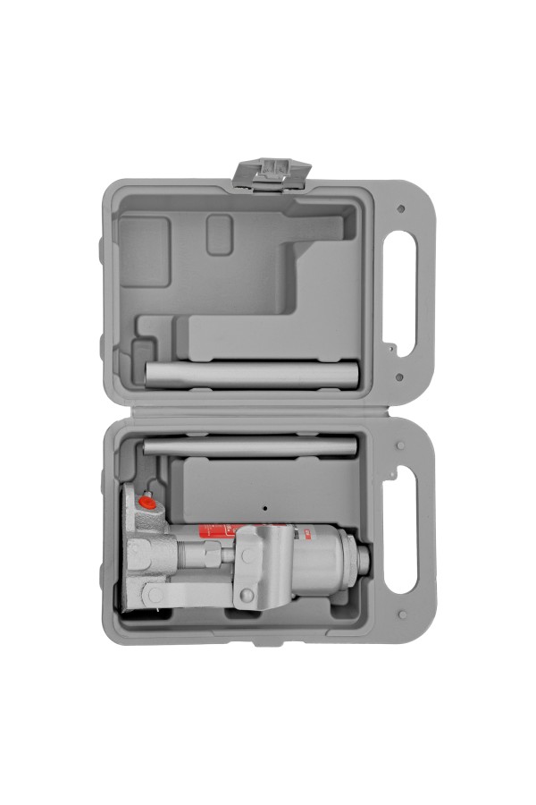 Домкрат гидравлический бутылочный, 2 т, высота подъема 181-345 мм, в пластиковый кейсе Matrix