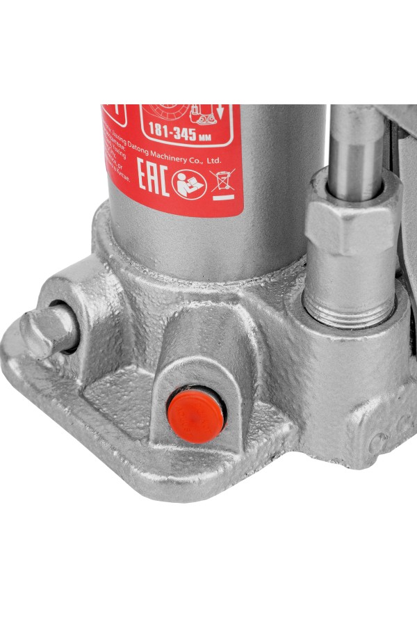 Домкрат гидравлический бутылочный, 2 т, высота подъема 181-345 мм, в пластиковый кейсе Matrix