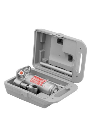 Домкрат гидравлический бутылочный, 3 т, высота подъема 194-372 мм, в пластиковый кейсе Matrix