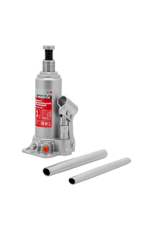 Домкрат гидравлический бутылочный, 3 т, высота подъема 194-372 мм, в пластиковый кейсе Matrix