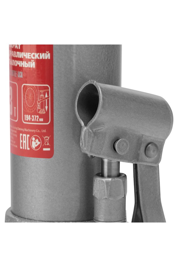 Домкрат гидравлический бутылочный, 3 т, высота подъема 194-372 мм, в пластиковый кейсе Matrix