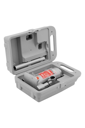 Домкрат гидравлический бутылочный, 4 т, высота подъема 194-372 мм, в пластиковый кейсе Matrix