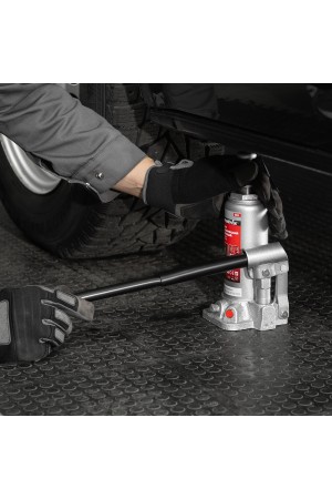 Домкрат гидравлический бутылочный, 4 т, высота подъема 194-372 мм, в пластиковый кейсе Matrix