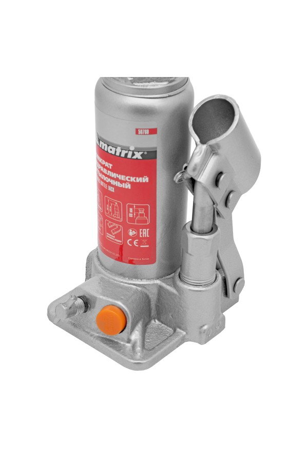 Домкрат гидравлический бутылочный, 2 т, h подъема 158-308 мм Matrix