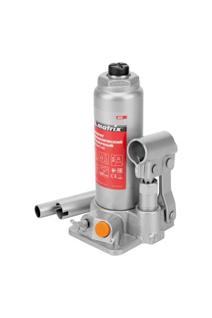 Домкрат гидравлический бутылочный, 2 т, h подъема 181-345 мм Matrix