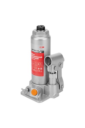 Домкрат гидравлический бутылочный, 2 т, h подъема 181-345 мм Matrix