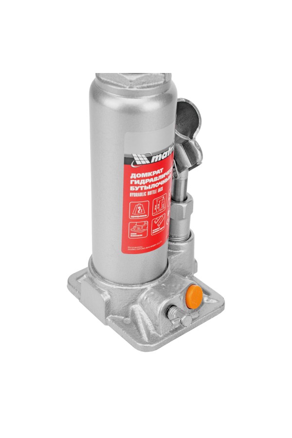 Домкрат гидравлический бутылочный, 2 т, h подъема 181-345 мм Matrix