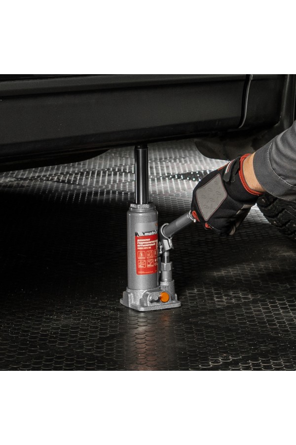 Домкрат гидравлический бутылочный, 2 т, h подъема 181-345 мм Matrix