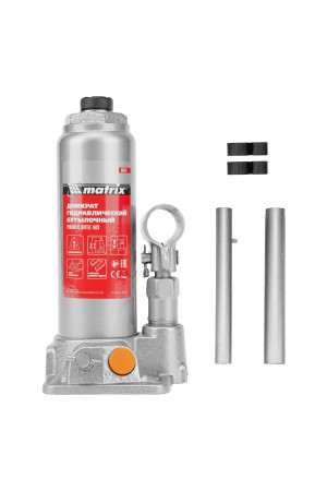 Домкрат гидравлический бутылочный, 2 т, h подъема 181-345 мм Matrix
