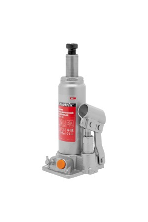 Домкрат гидравлический бутылочный, 2 т, h подъема 181-345 мм Matrix