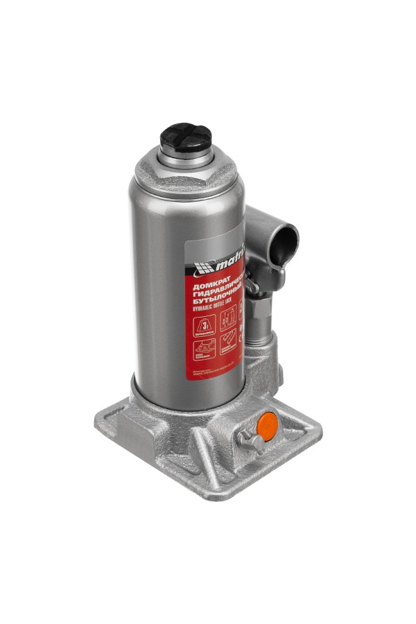 Домкрат гидравлический бутылочный, 3 т, h подъема 178-343 мм Matrix