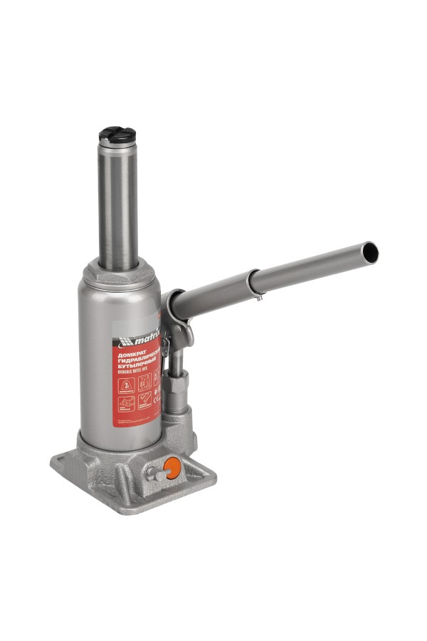 Домкрат гидравлический бутылочный, 3 т, h подъема 178-343 мм Matrix