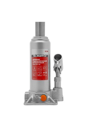 Домкрат гидравлический бутылочный, 4 т, h подъема 194-372 мм Matrix