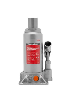 Домкрат гидравлический бутылочный, 5 т, h подъема 197-382 мм Matrix