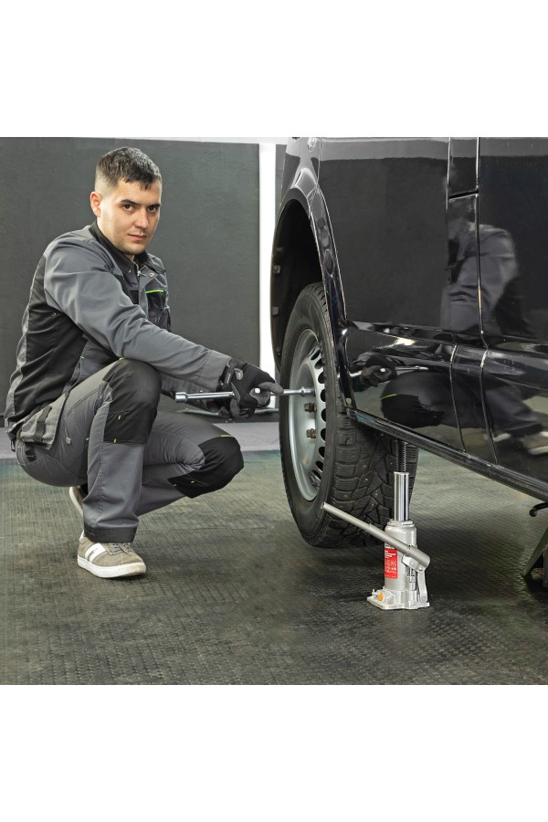 Домкрат гидравлический бутылочный, 5 т, h подъема 197-382 мм Matrix