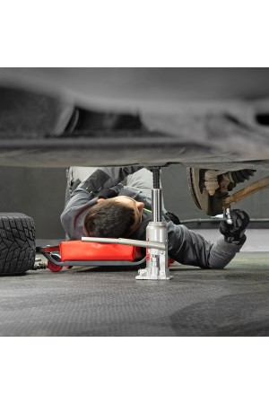 Домкрат гидравлический бутылочный, 5 т, h подъема 197-382 мм Matrix