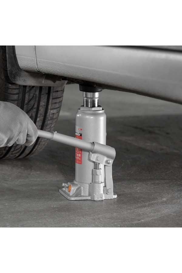 Домкрат гидравлический бутылочный, 6 т, h подъема 216-413 мм Matrix