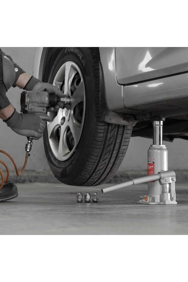 Домкрат гидравлический бутылочный, 6 т, h подъема 216-413 мм Matrix