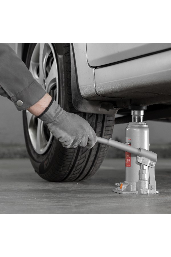 Домкрат гидравлический бутылочный, 6 т, h подъема 216-413 мм Matrix